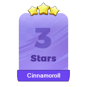 MMOJUGG Monopoly Go Cinnamoroll 3 Stars-S20-2 Details View of Item Function and Use